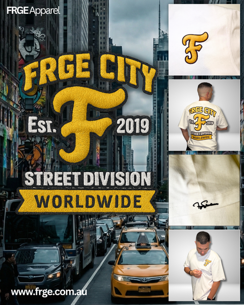 FRGE City T-Shirt - Luxury Oversized Streetwear Tee