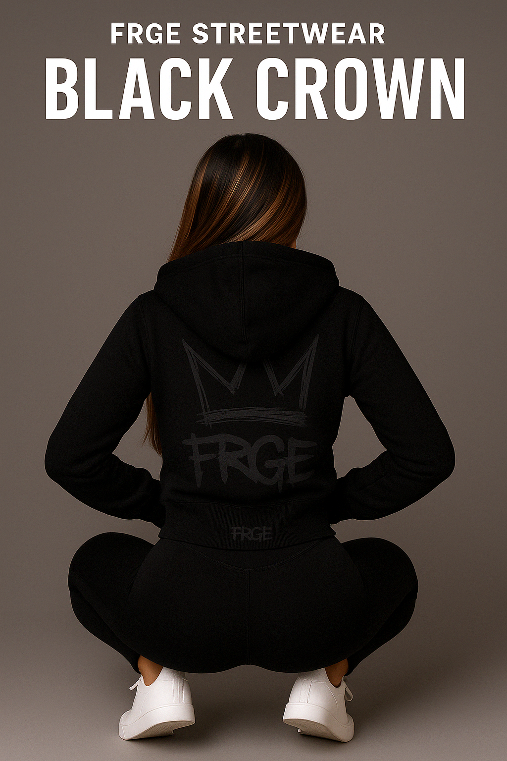 FRGE LADIES JACKET - Black Crown