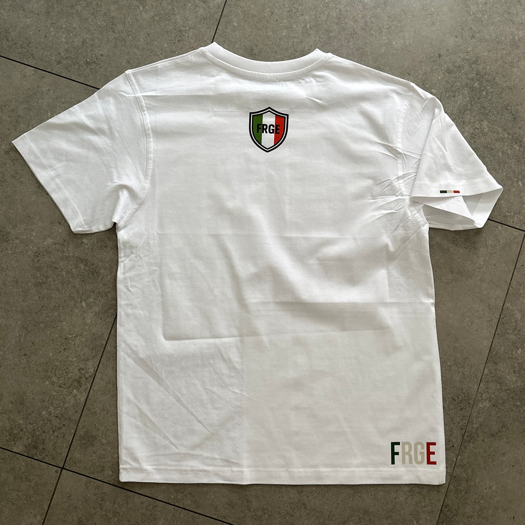 FRGE ITALIA - White t shirt design
