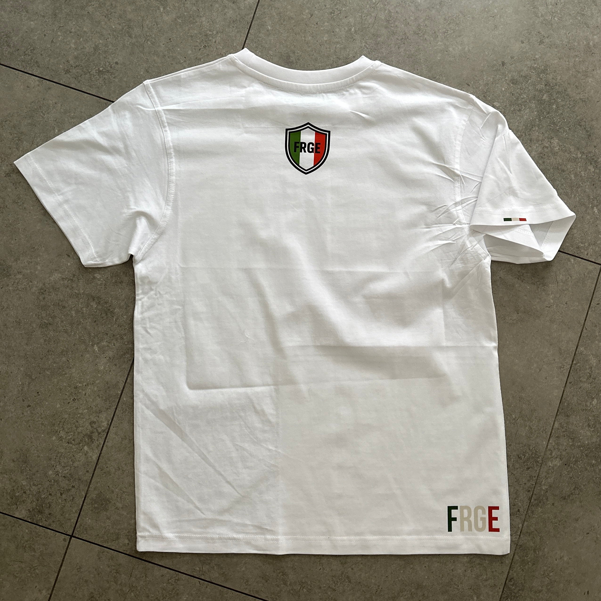 FRGE ITALIA - White t shirt design