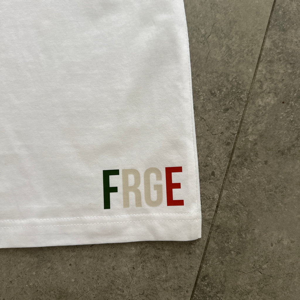 FRGE ITALIA - White t shirt design