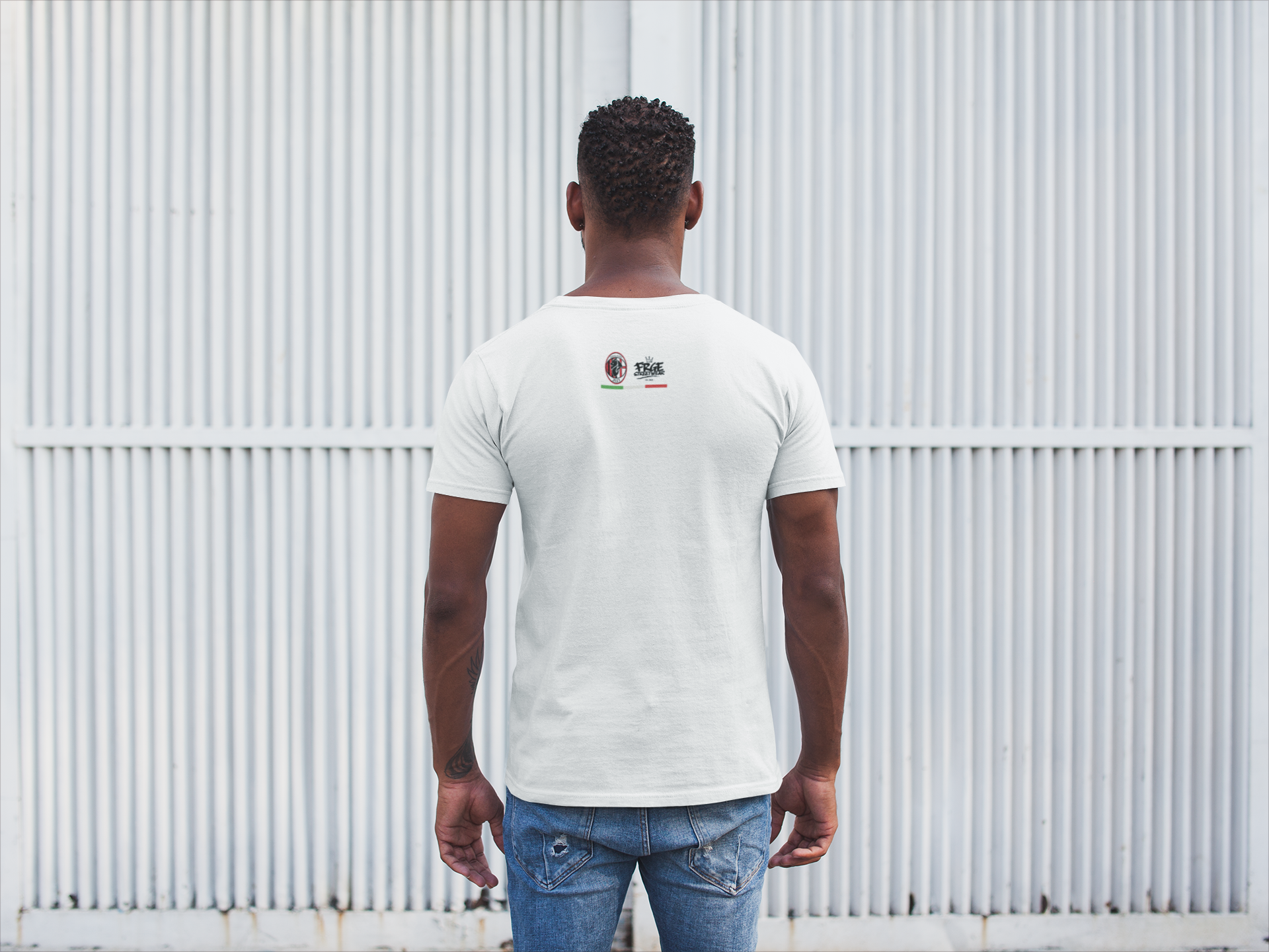 MILAN CLUB ADELAIDE FRGE GRAFFIC Tee WHITE