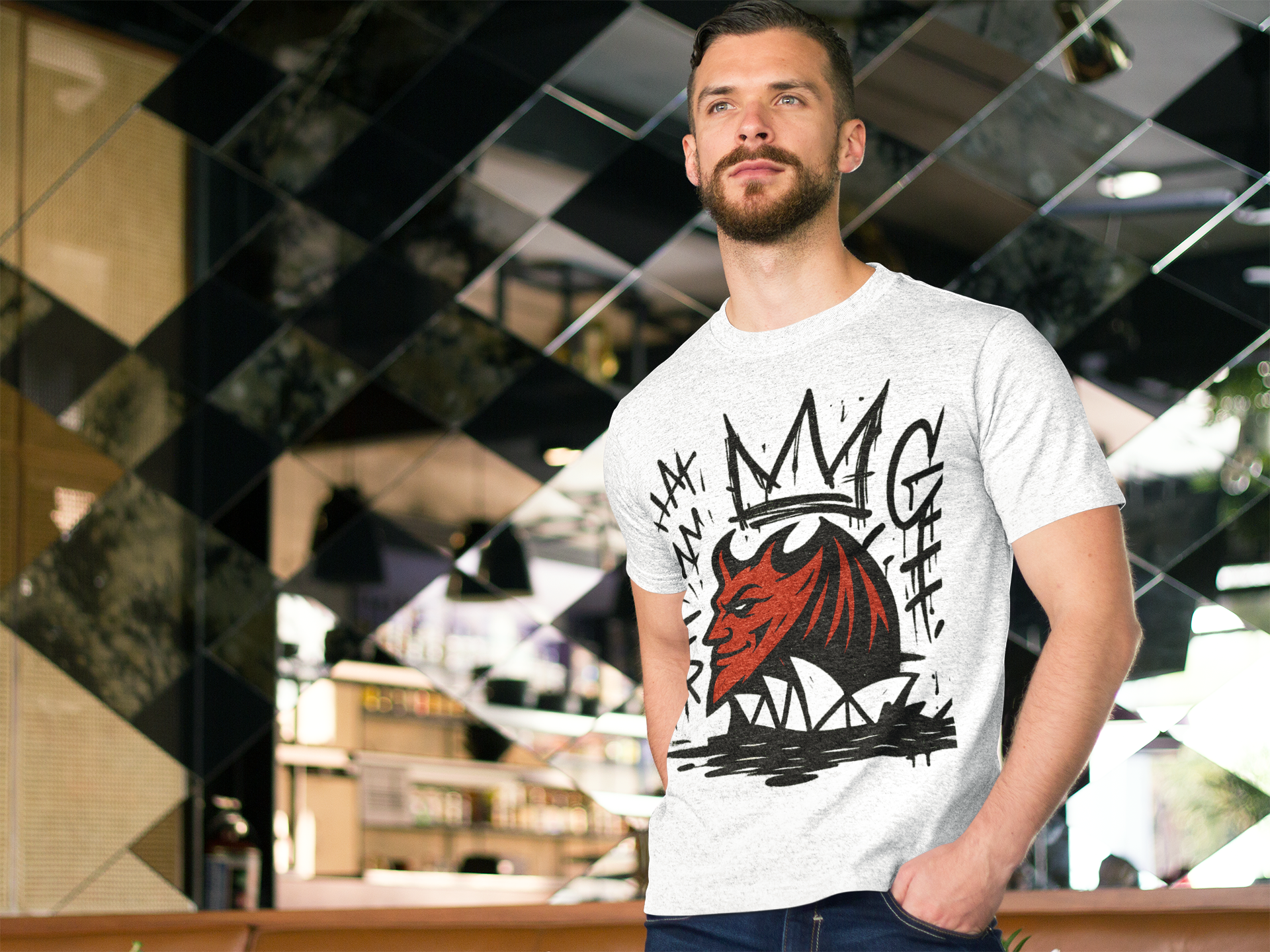 MILAN CLUB FRGE GRAFFIC Tee