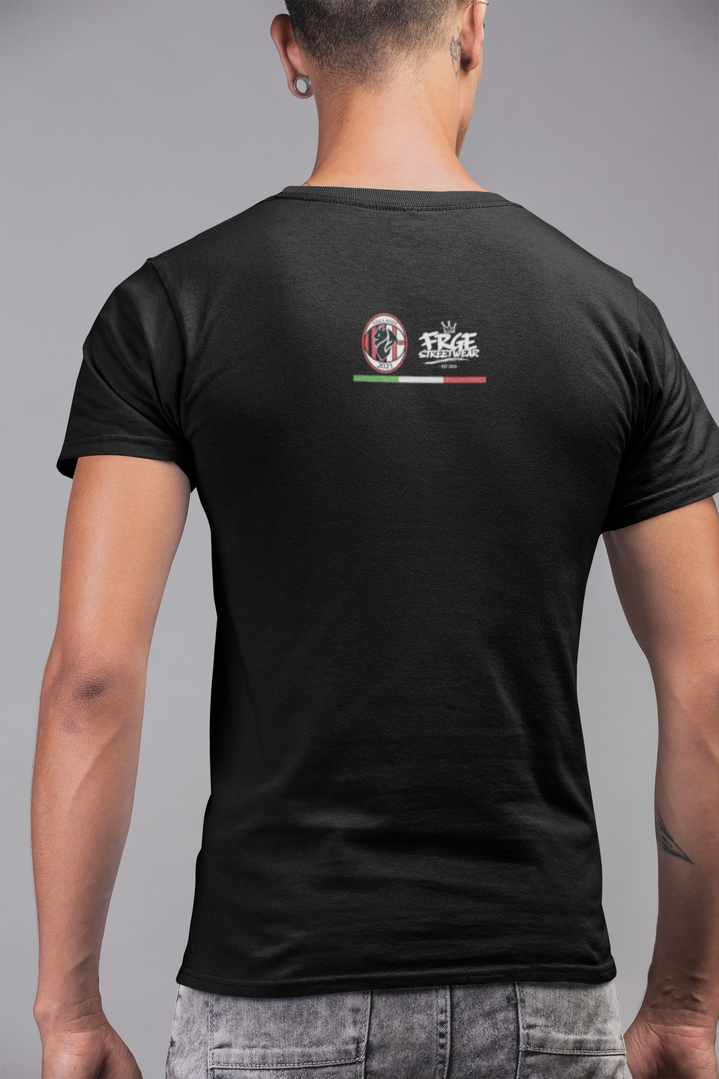 MILAN ADELAIDE CLUB GRAFFIC Tee BLACK